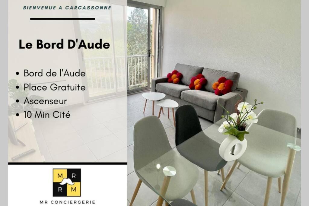 Bord D'Aude Parking Privatif Proche Cite Medievale Carcassonne Exterior photo